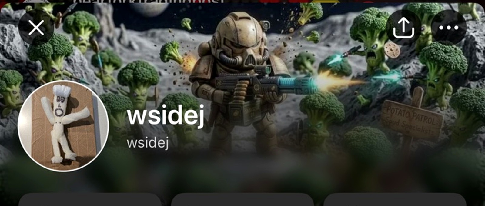 Sci-fi Potato Patrol battlefield